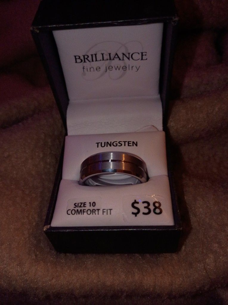 Men's Size 10 Tungsten Ring