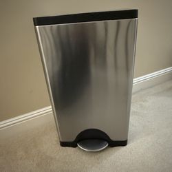 Simplehuman Stainless Steel Step Trash Can ~45L