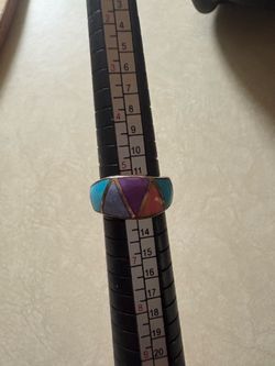 Sterling silver turquoise ring size 5.5