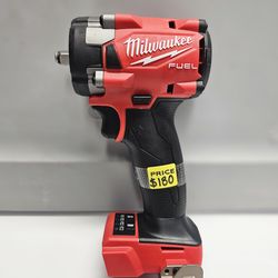 Milwaukee
M18 FUEL GEN-3 18V Lithium-Ion Brushless Cordless 3/8 in. Compact Impact Wrench with Frict