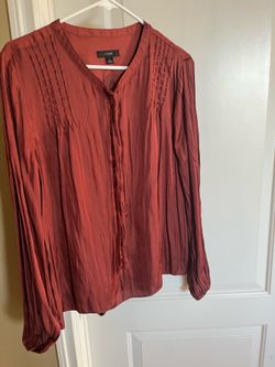 J Crew Long Sleeved Blouse