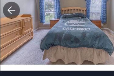 Armoire and Bed