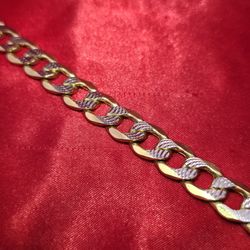 10k Yellow Gold Cuban Link Bracelet