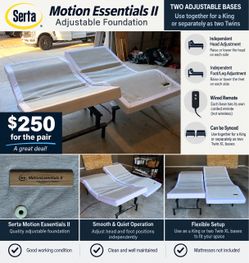 Serta Adjustable Beds