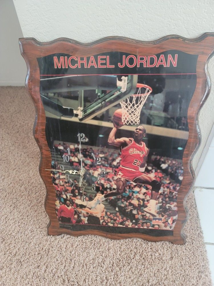 Michael Jordan Picture Clock