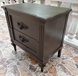 Wooden nightstand