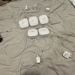 ✨ Eero 6 Mesh – 2 Routers + 3 Extenders – Great Condition ✨