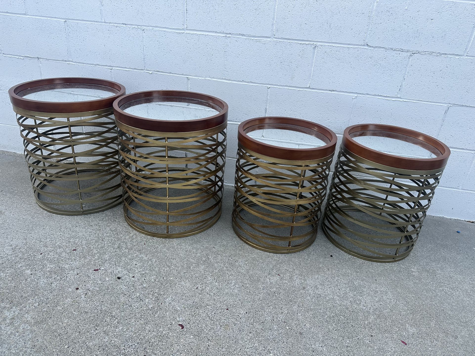 Beautiful Round Side/Accent Tables For Sale