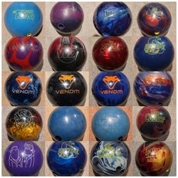 Variety of Bowling Balls