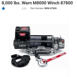 Warn m8000 winch