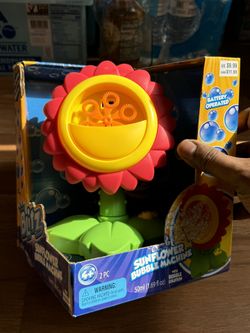 Bubble Machine Crab Light Up Bubbles / Sunflower Bubble Machine See Description