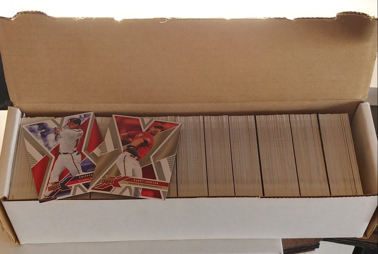 2008 Upper Deck X baseball card sets. MLB cards