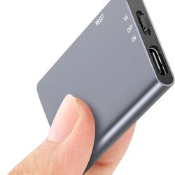 Magnetic Digital Voice Recorder - 1520Hrs Recording Storage Voice Activated Recorder with Playback Noise Reduction - Audio Recorder Device for Lecture