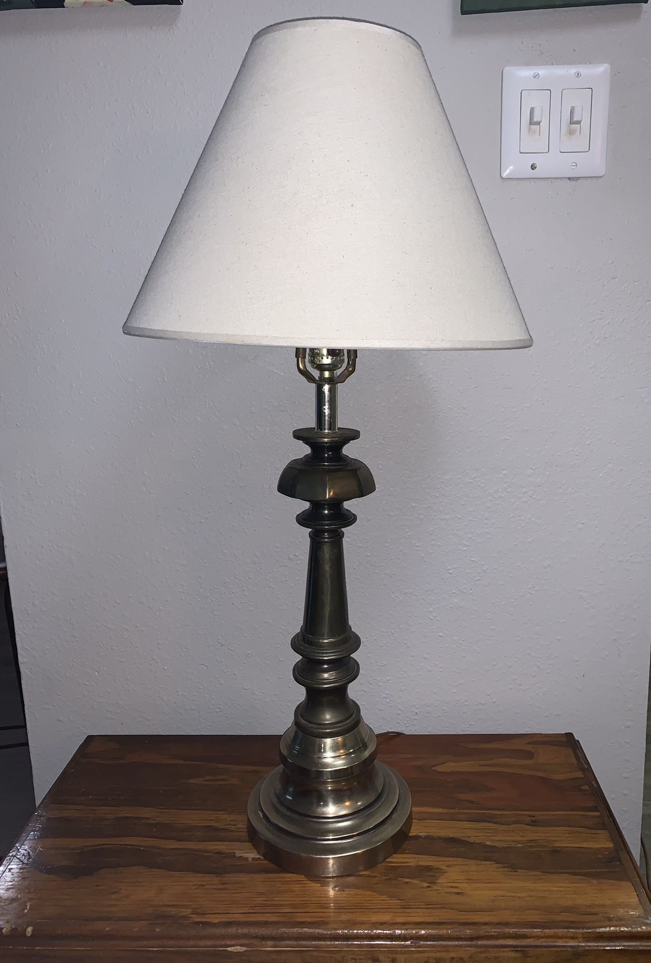 Antique Brass Table Lamp 
