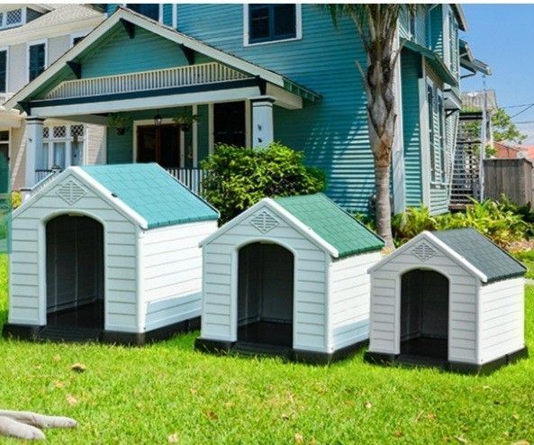 NEW IN BOX sizes ALL WEATHER Dog House Water Proof Dog Igloos