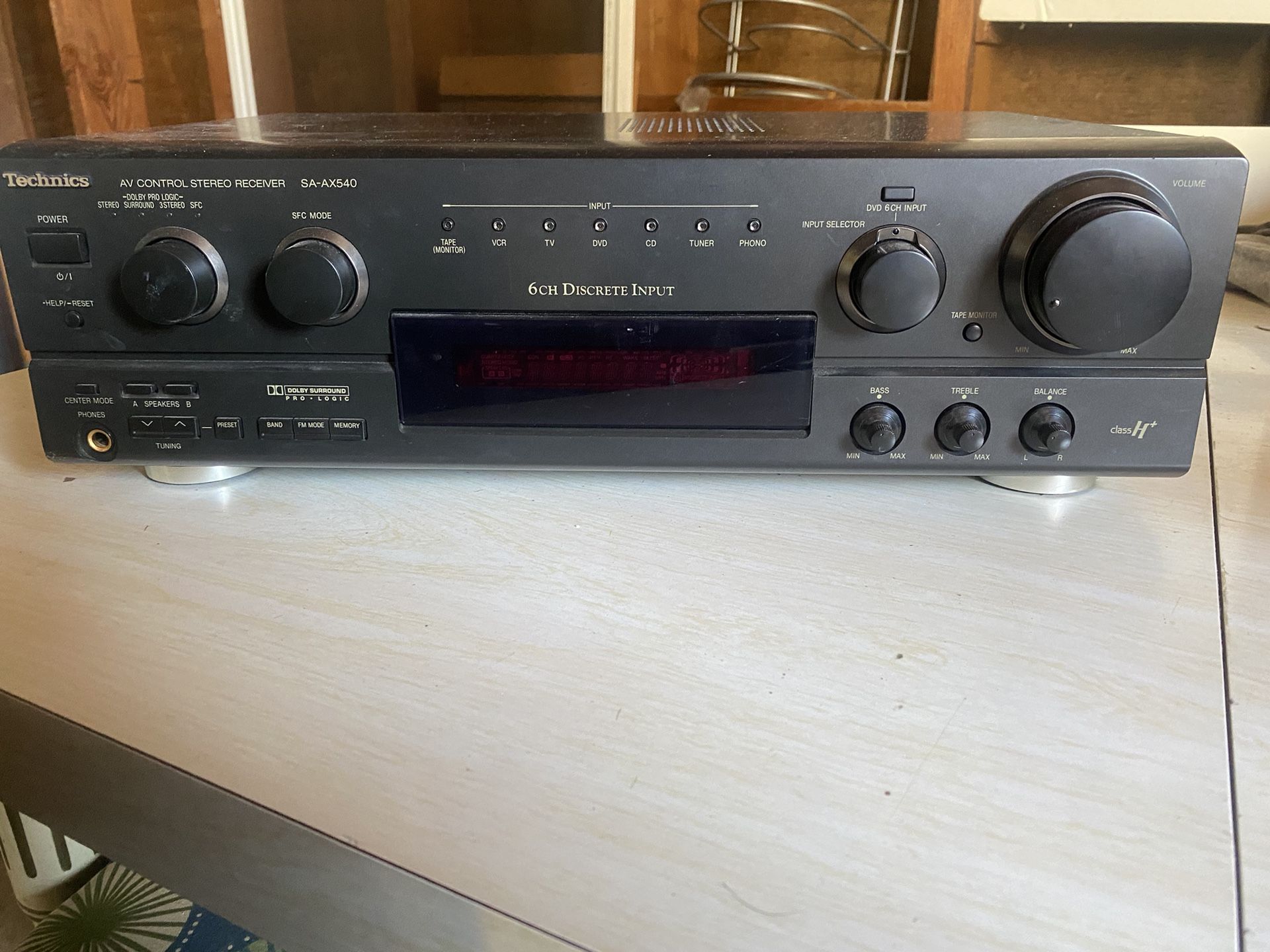 Technics 6 Channel Audio Receiver