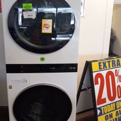 LG WKE100HWA WashTower Laundry Center Washer Dryer