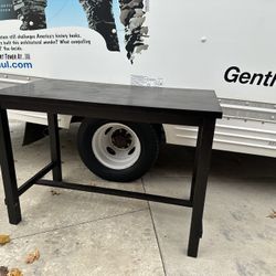 Brown Wooden High Top Table