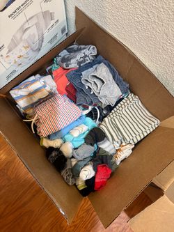 Box of Boy Infant Clothes (Size 9-12 months) $50