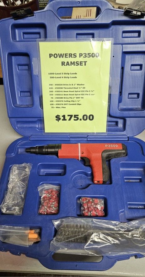 Pre-owned Powers P3500 Ramset Kit