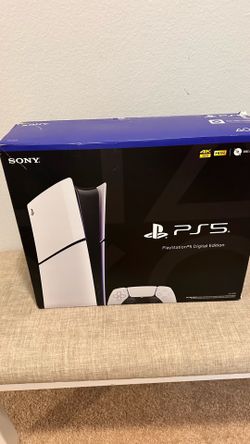 PS5 Slim Digital Edition 1TB Bundle + 2 Controllers + Charging Dock