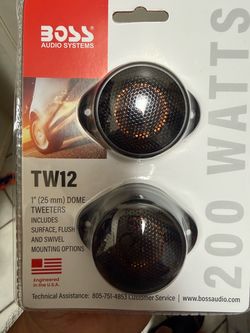 Car audio tweeters speakers 1”