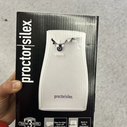 NWT Proctor Silex White Electric Can Opener