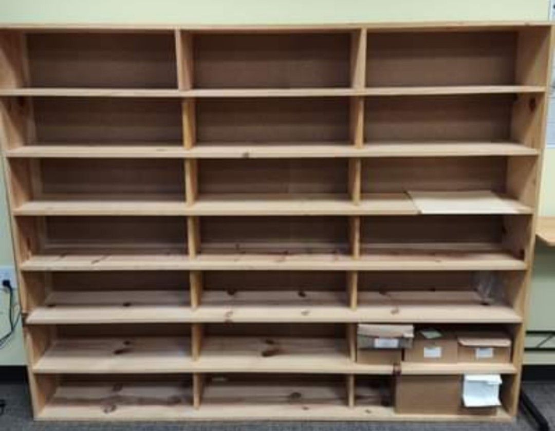 100% Solid Wood Storage Shelf (One-sided) Handmade