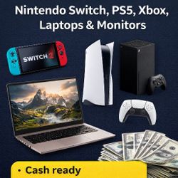I BUY Nintendo Switch, PS5, Xbox, laptops and monitors.
