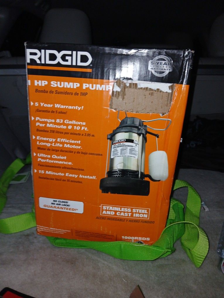 Sump Pump Brand New