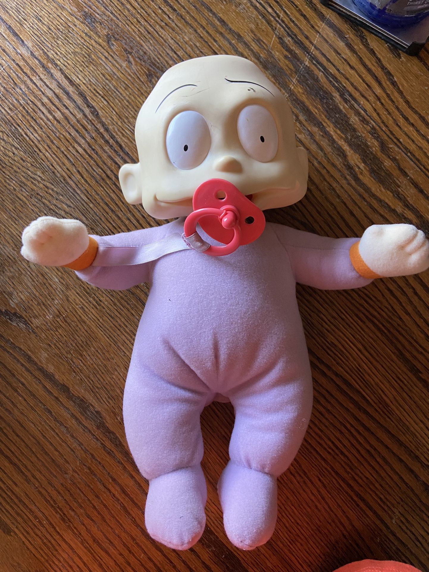 Vintage 1998 The Rugrats Movie 13” Baby Dil Pickles Mattel Doll with Pacifier