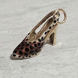 14kt Dije De Oro Sólido 👠 Atigrado