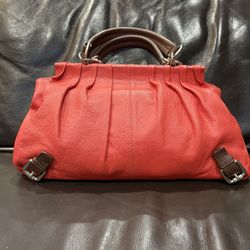 Betty Jackson Black Coral Satchel