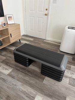 Step platform and step risers