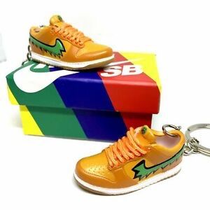 Grateful Dead Bears SB Dunk 3D Mini Sneaker Keychain