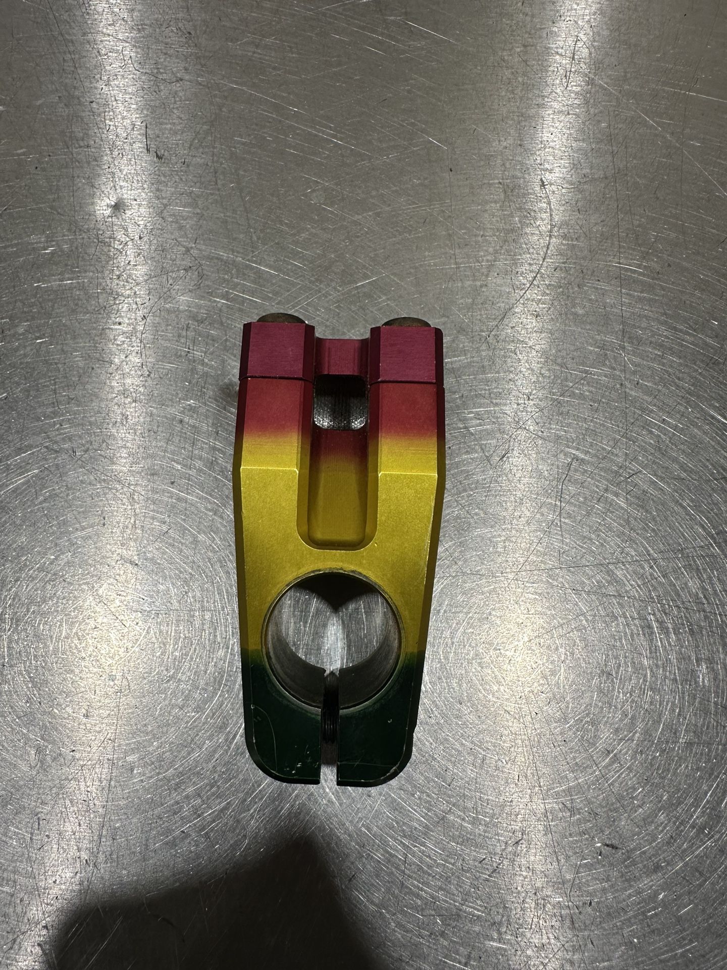 Fit Bike Co. Down Low Drop Stem, Rasta