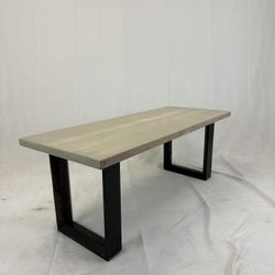 48 inches long 19 1/2 inches wide 18.5 inches tall coffee table