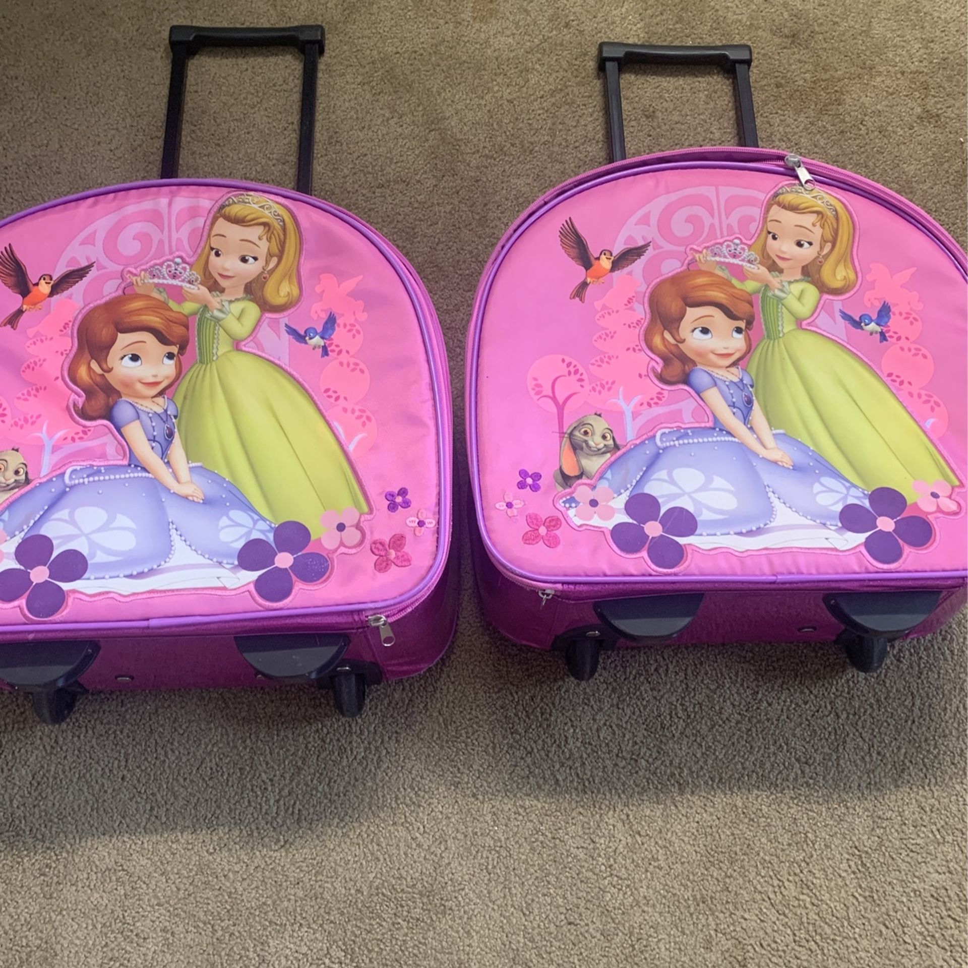 Sofia The First Rolling Suitcase For Kids