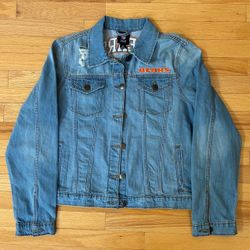 Chicago Bears Jean Jacket NFL Team Apparel Women’s Size XL
