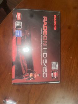 Radeon 5450 graphics gaming card NEW IN BOX