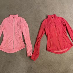 Lululemon Jackets Pink size4-6