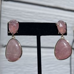 Strawberry Quartz Earrings 