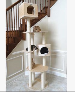 Armarkat 85-in Premium Scots Pine Cat Tree