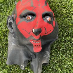 Darth Maul Mask Star Wars Full Head Halloween Costume 