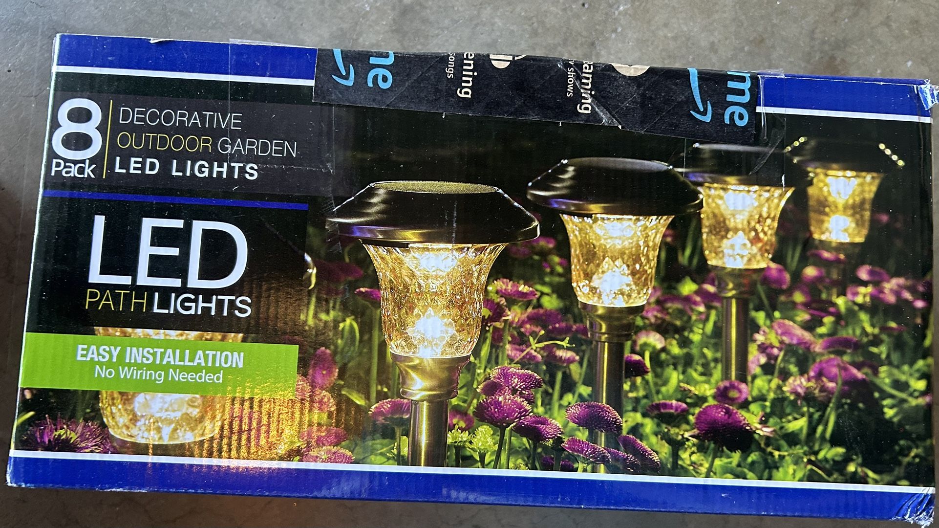 8 Pack DECORATIVE OUTDOOR GARDEN LED Light