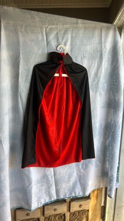 Black and Red Reversible Vampire Cape