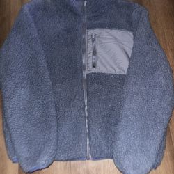 Blue Fleece Jacket Sz XL