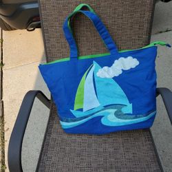 Sail Boat- Beach Bag
