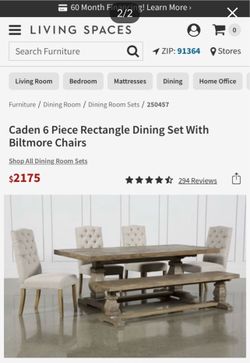 6 piece dining set