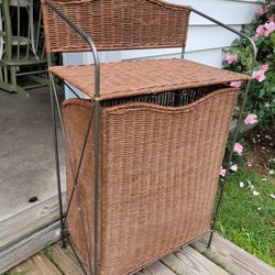 Wicker Laundry Bin